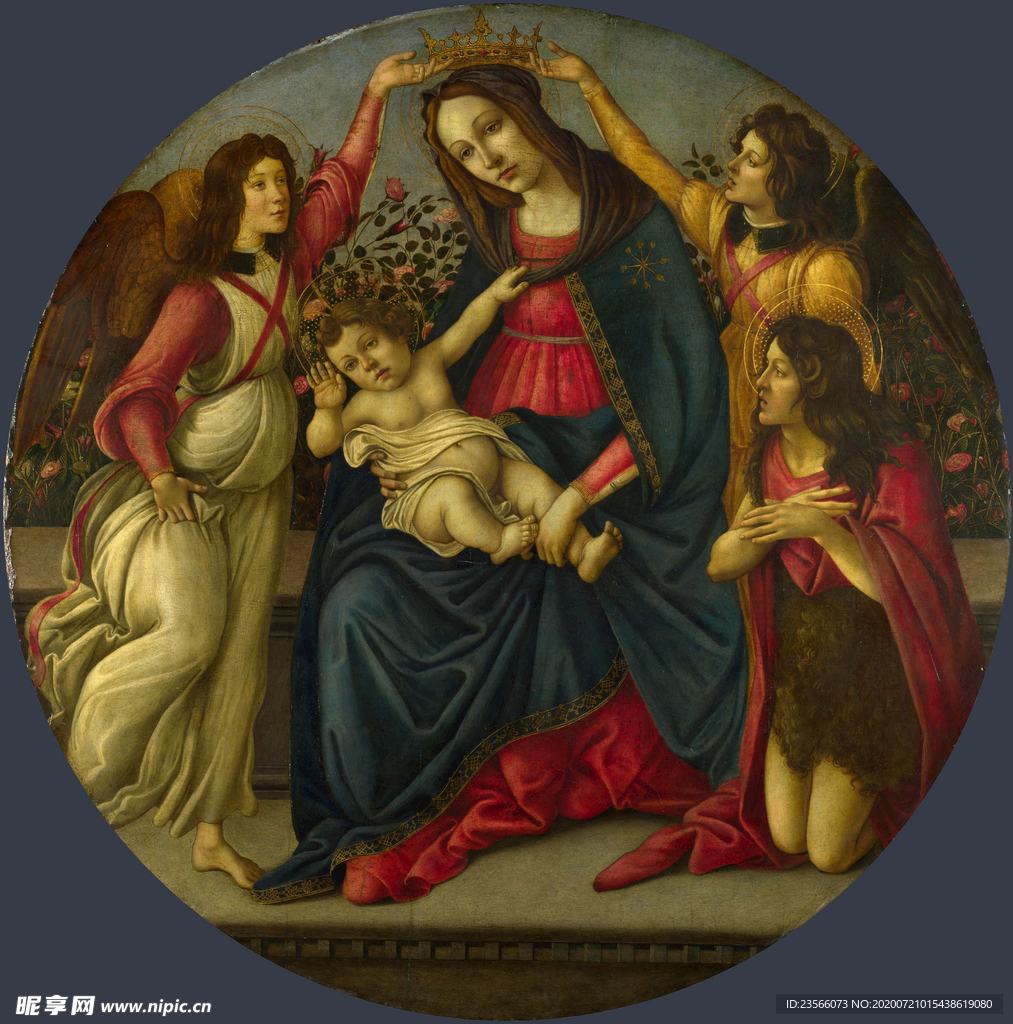 欧式古典人物场景油画