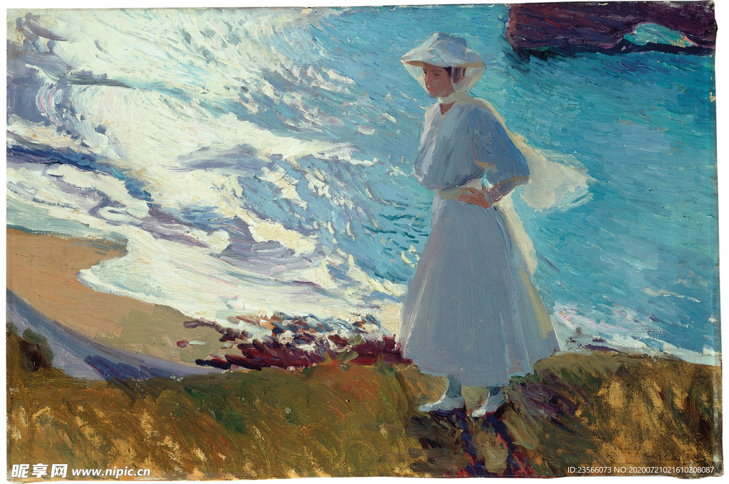 古典人物形象油画