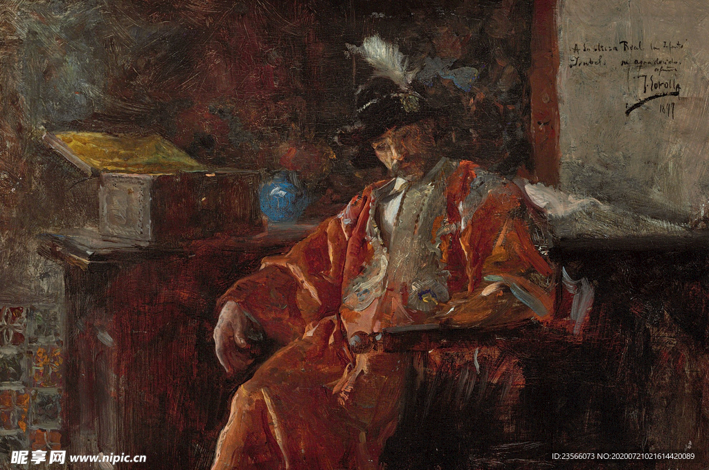 古典人物形象油画