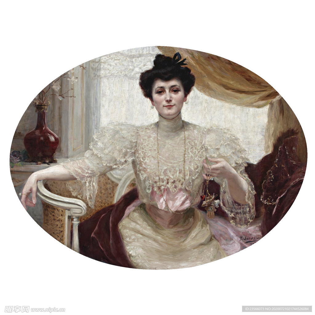 古典人物形象油画