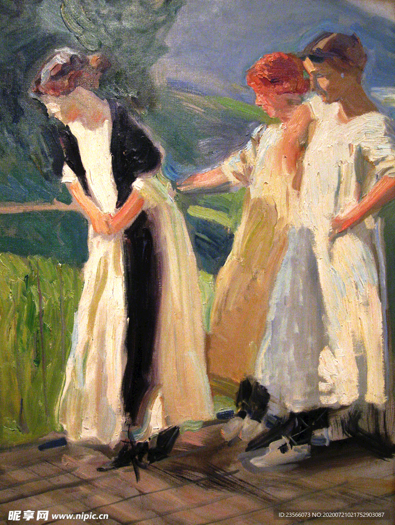 古典人物形象油画