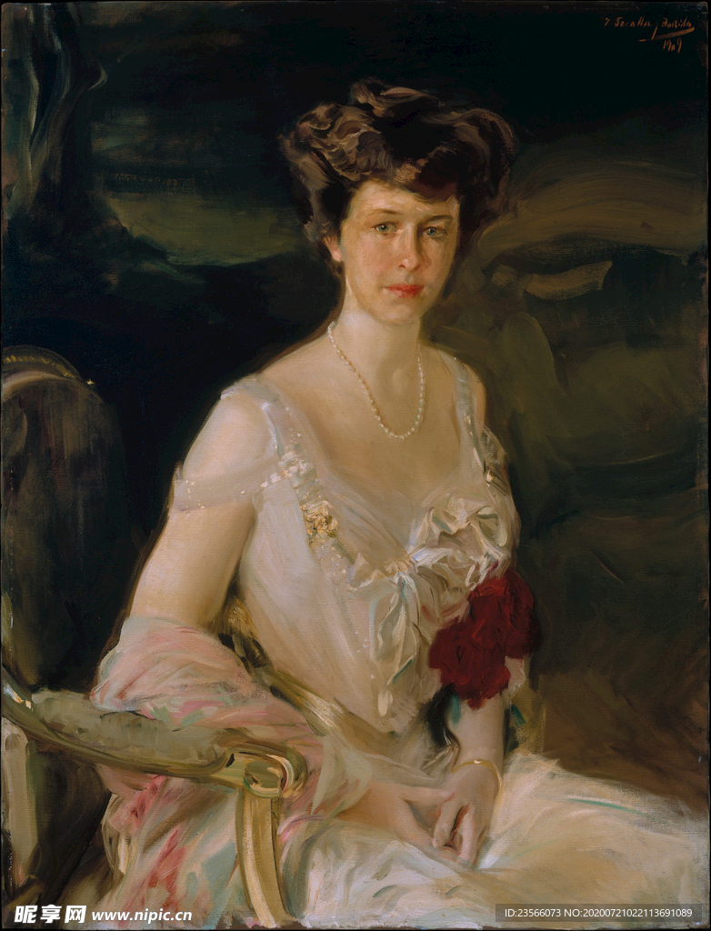 古典人物形象油画