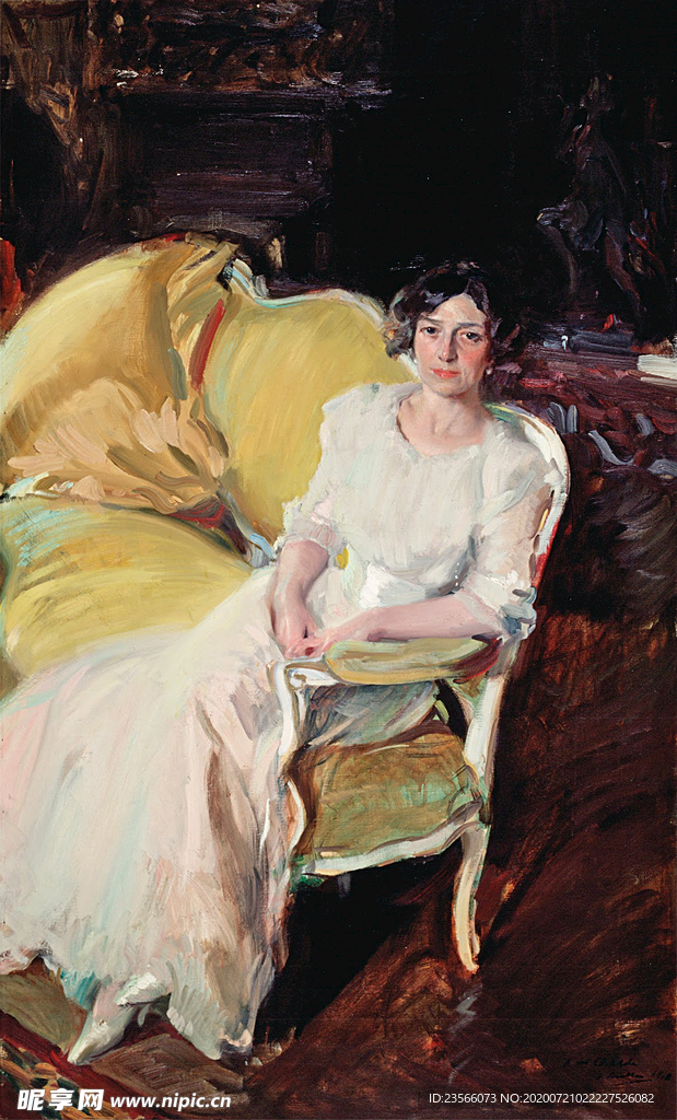 古典人物形象油画