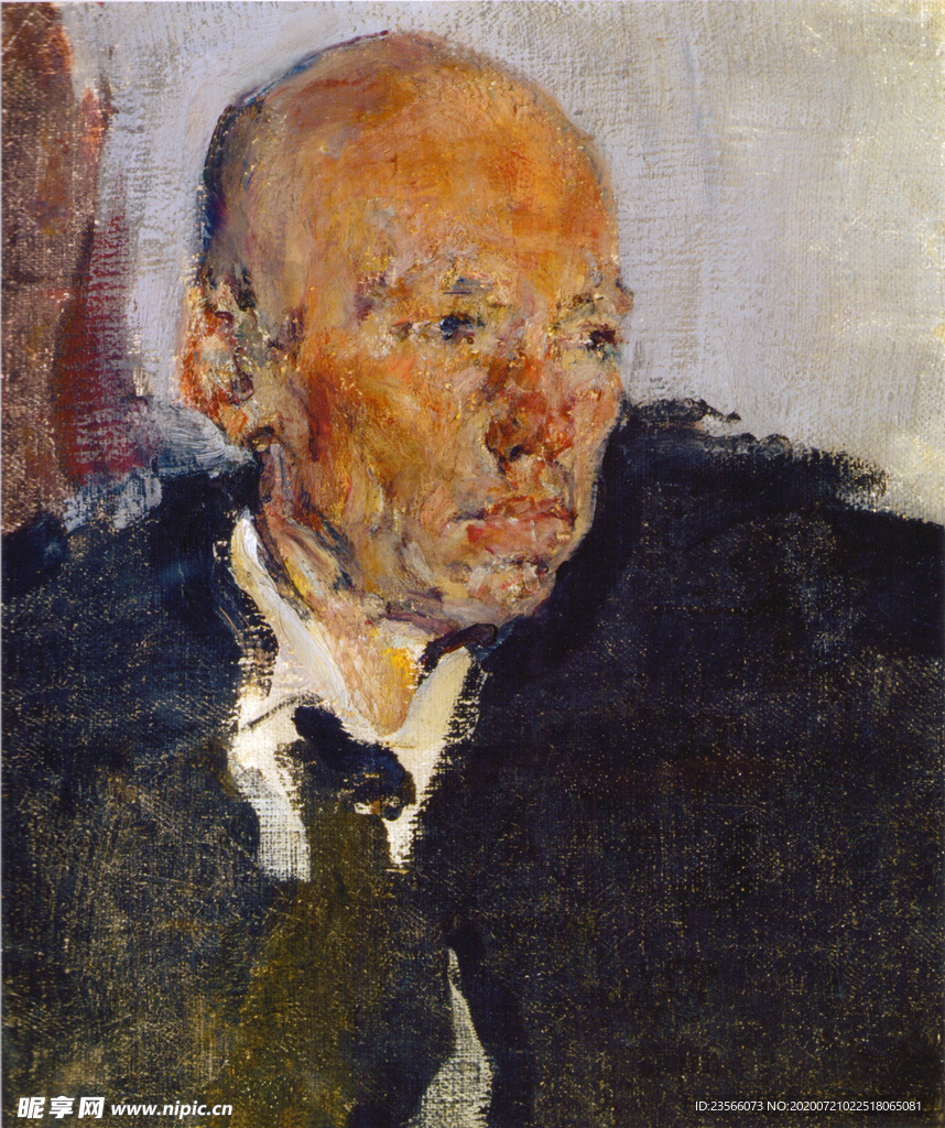 印象派人物形象油画