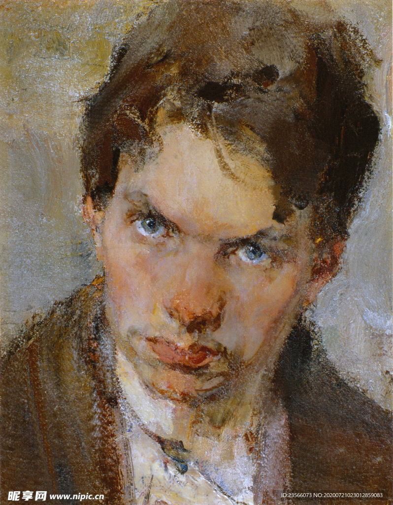 印象派人物形象油画