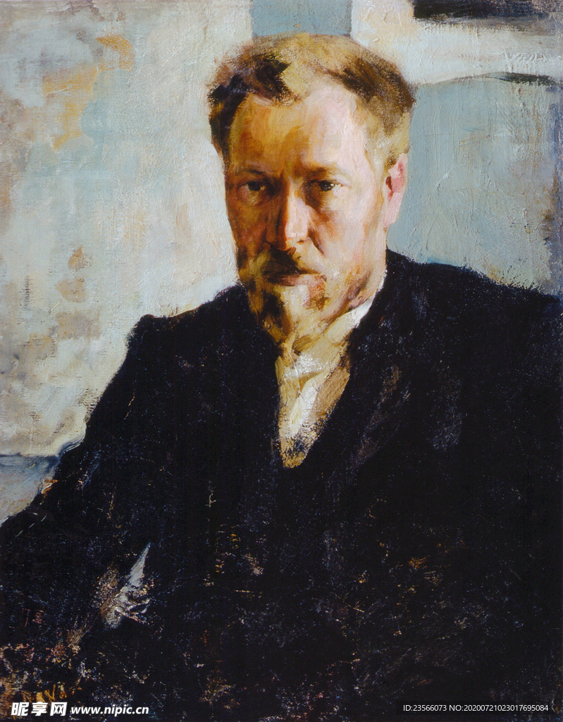 印象派人物形象油画