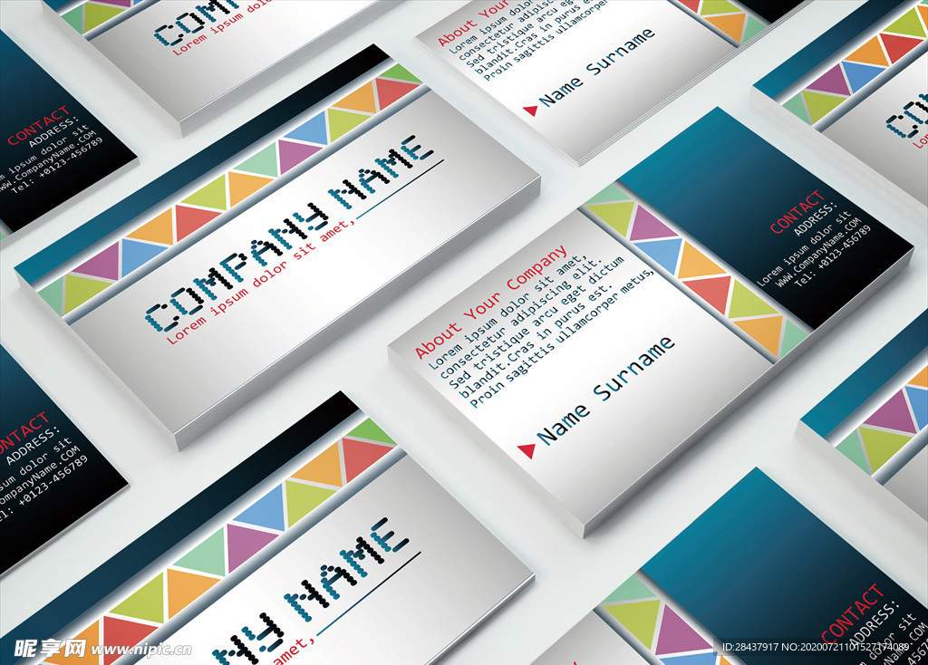 矢量名片模板