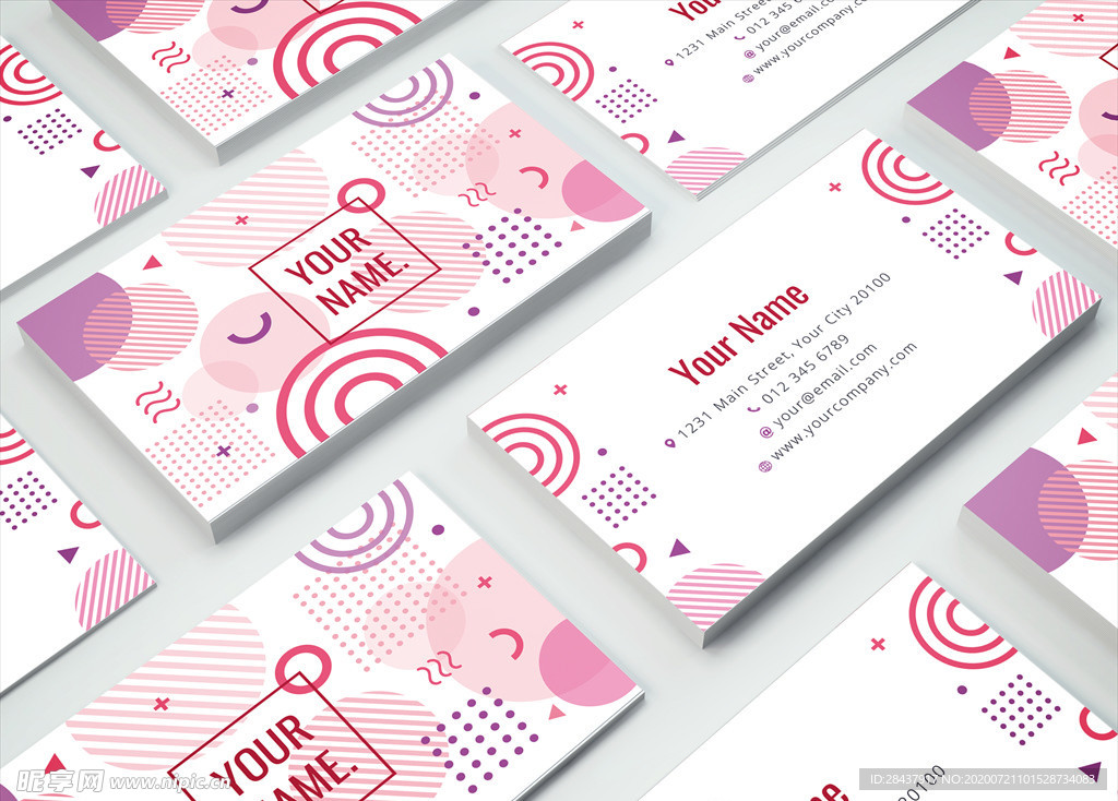 矢量名片模板