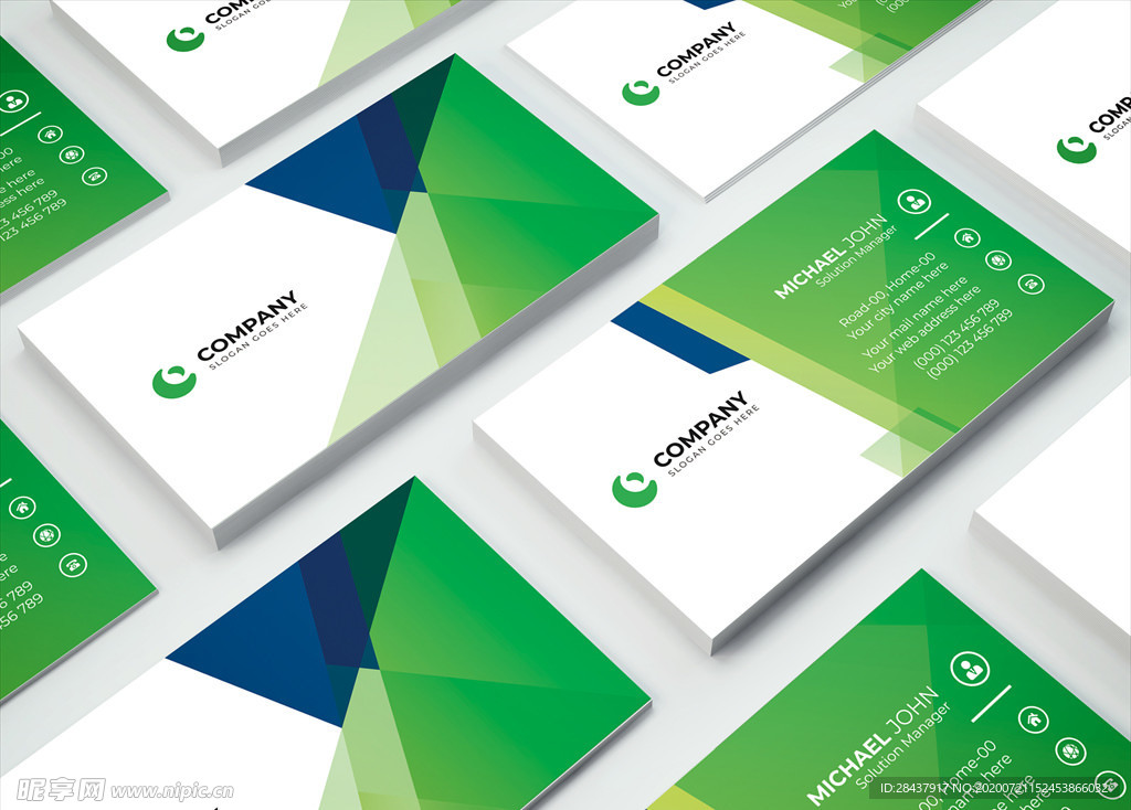 矢量名片模板