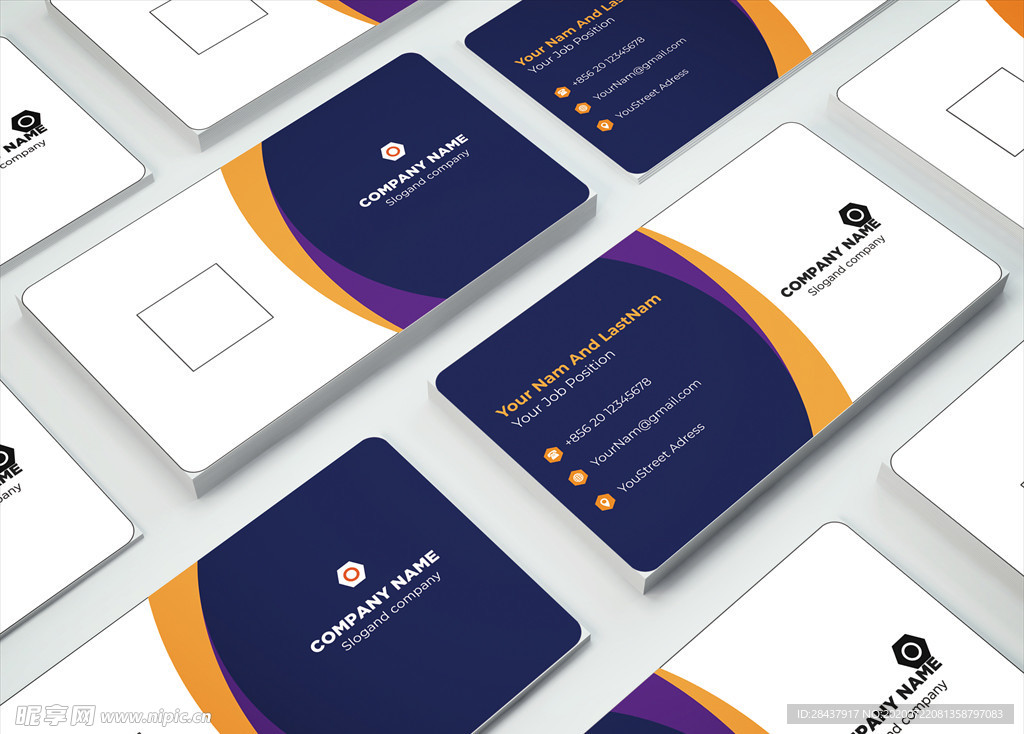 矢量名片模板