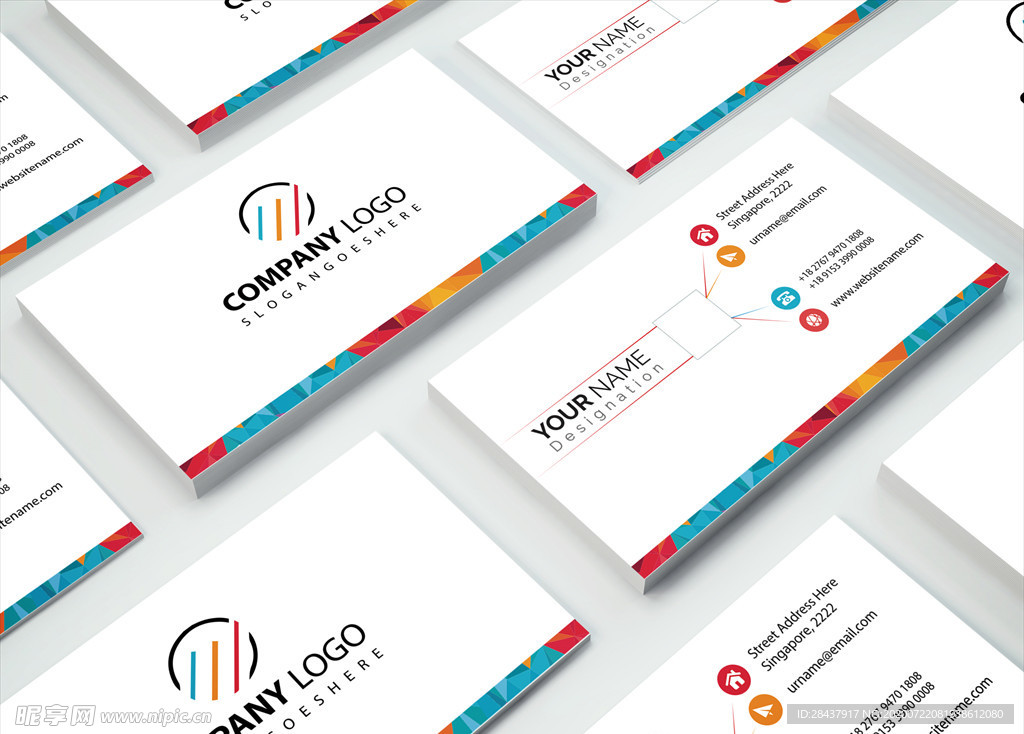 矢量名片模板