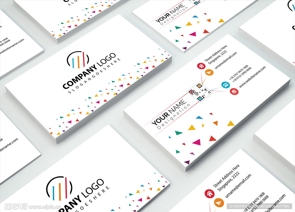 矢量名片模板