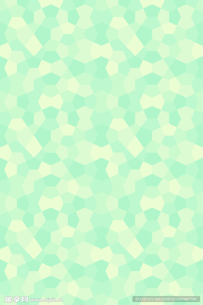 浅蓝色多边形小清新背景