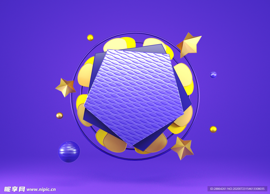 c4d电商素材 c4d促销海报