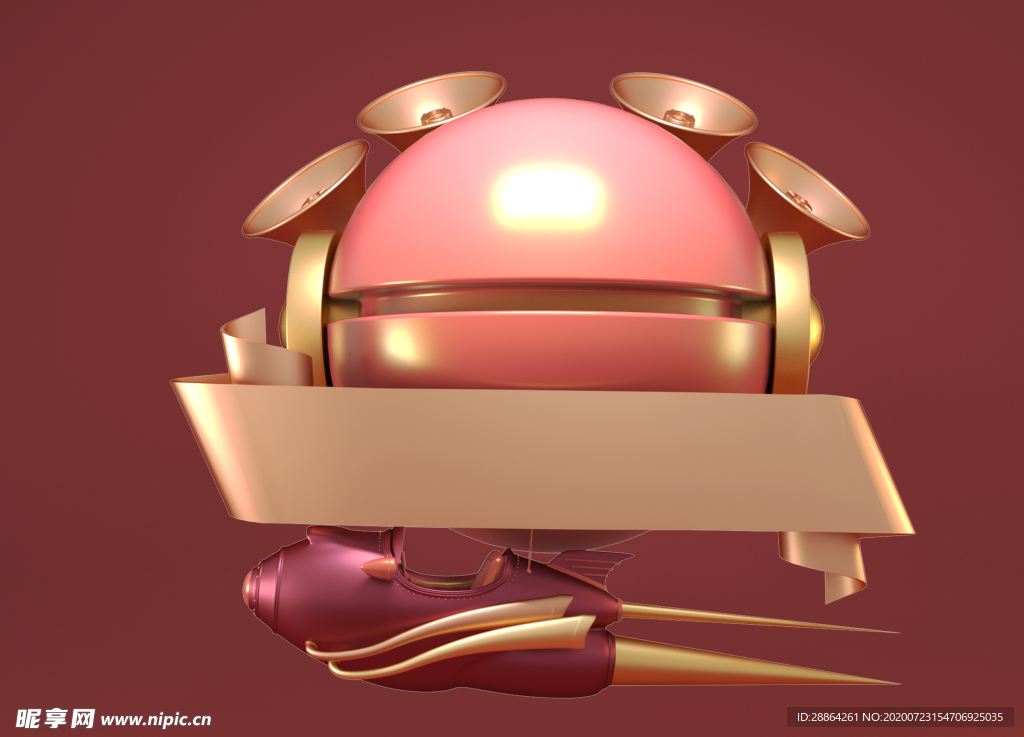 c4d电商素材 c4d促销海报