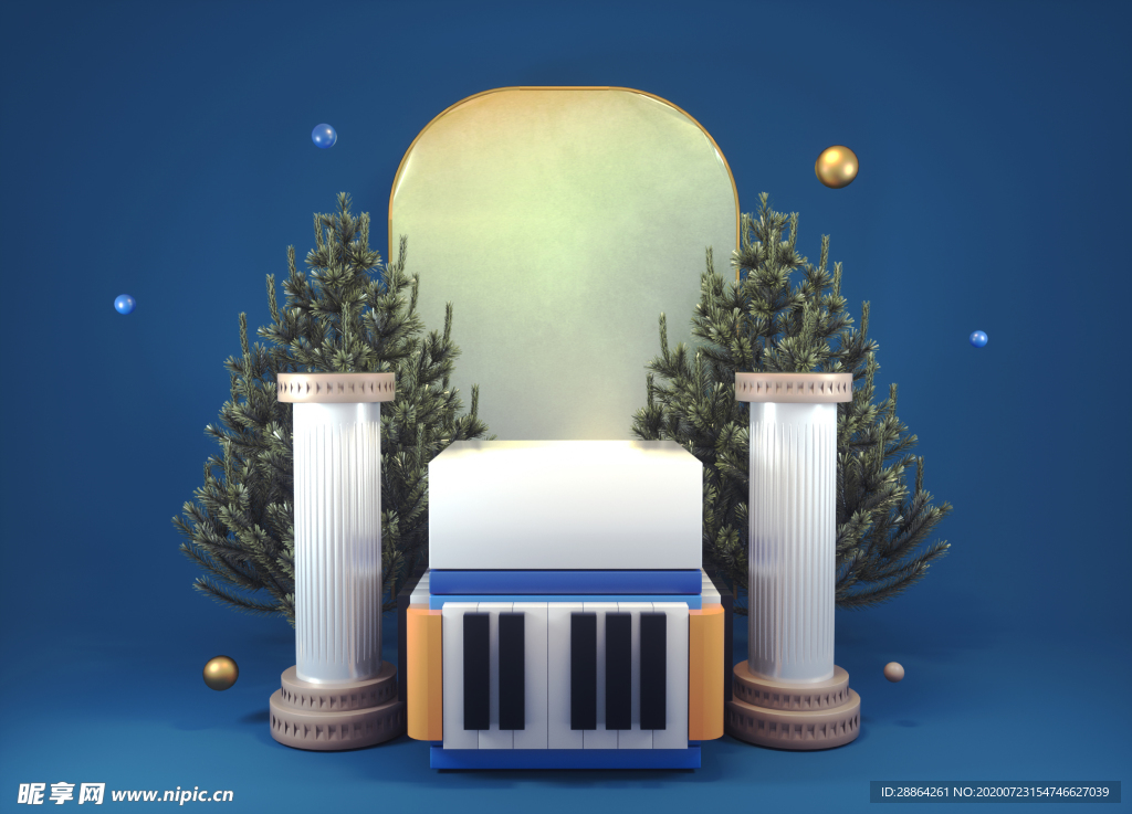 c4d电商素材 c4d促销海报