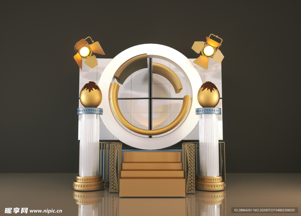 c4d电商素材 c4d促销海报