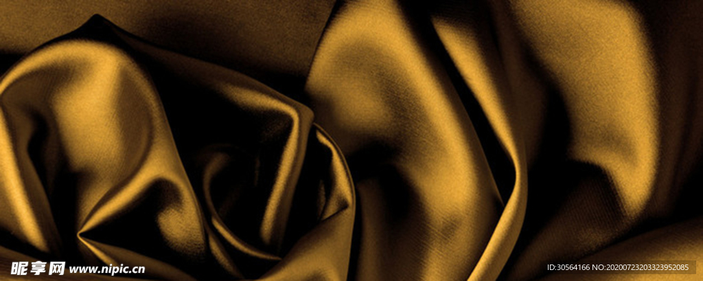 金色丝绸纹理肌理合成海报素材
