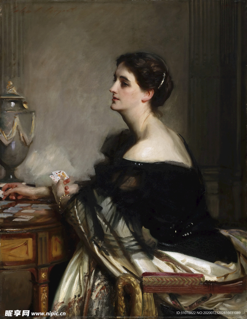 古典人物形象油画