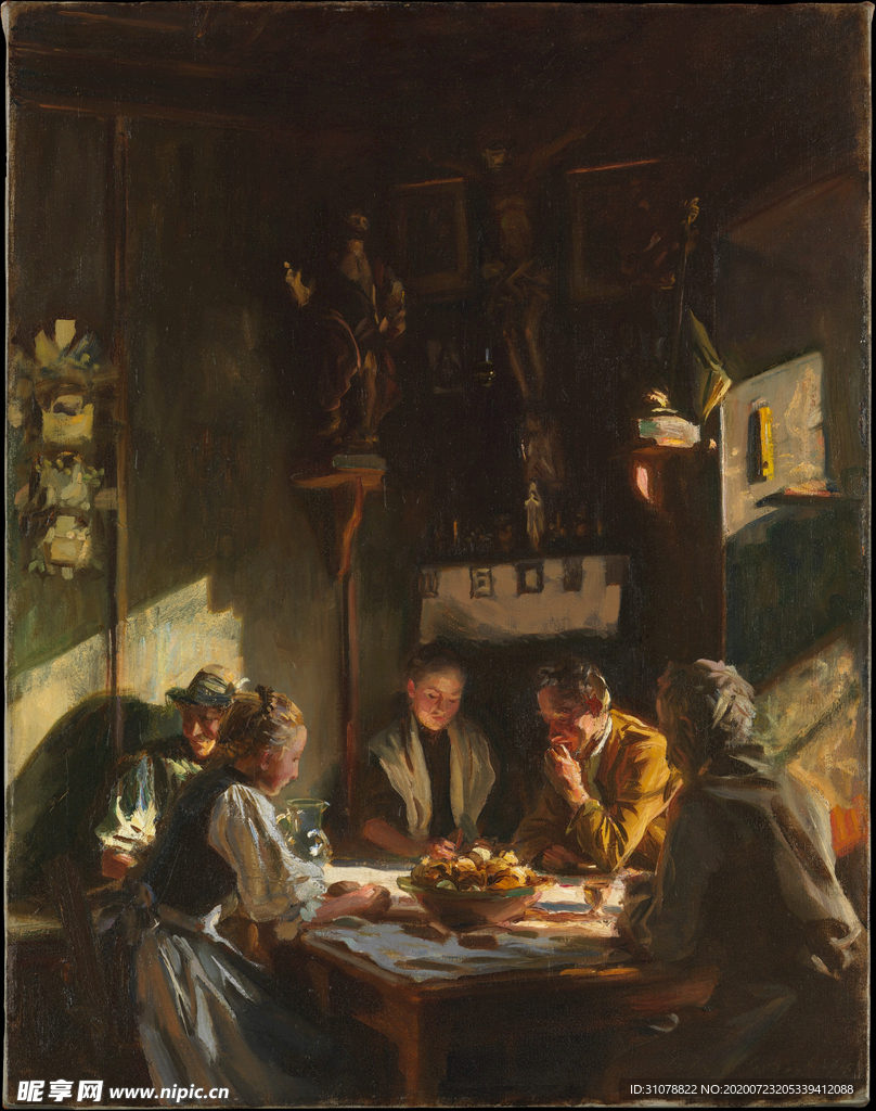 古典人物形象油画