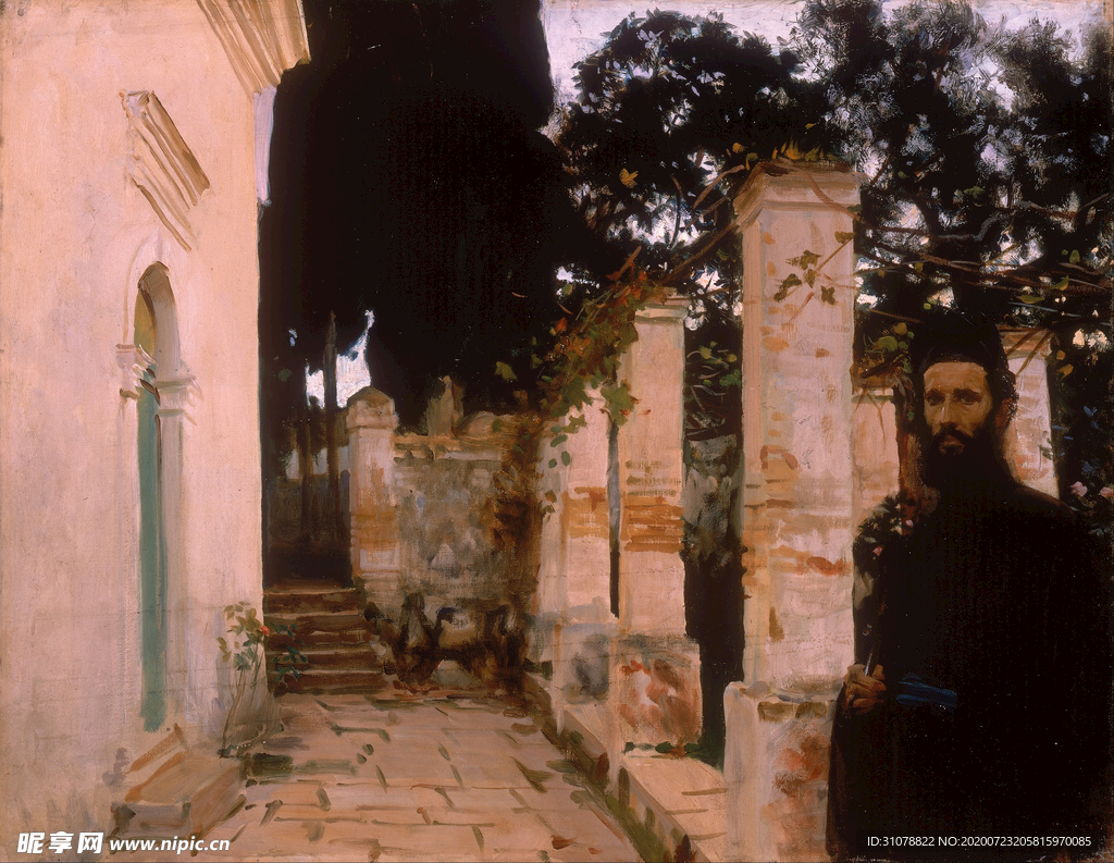 古典人物形象油画