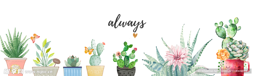 花朵清新传统复古墙贴壁画素材