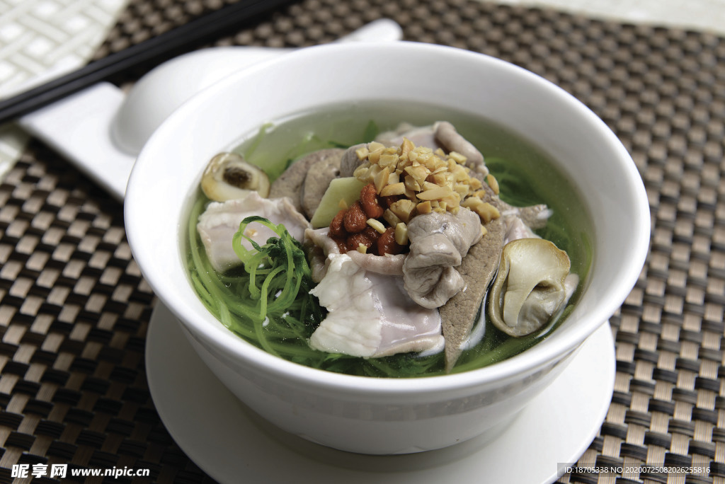 鮮豬雜煮益母草