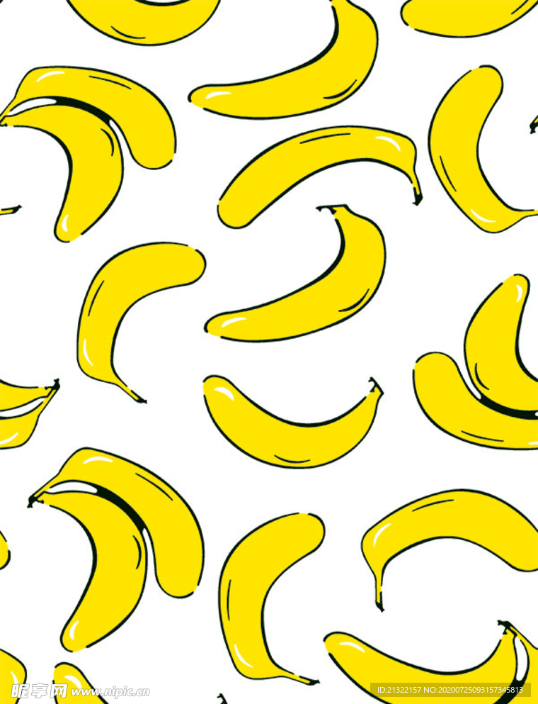 香蕉四方连续高清