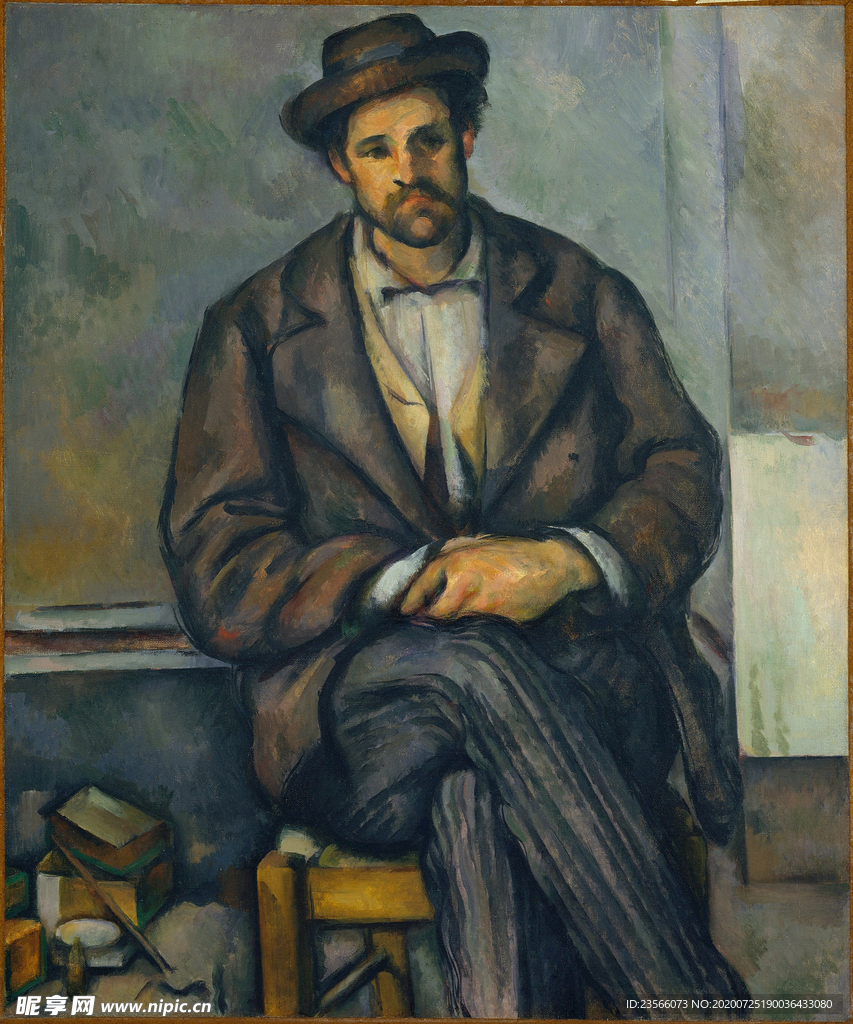 古典色调人物油画