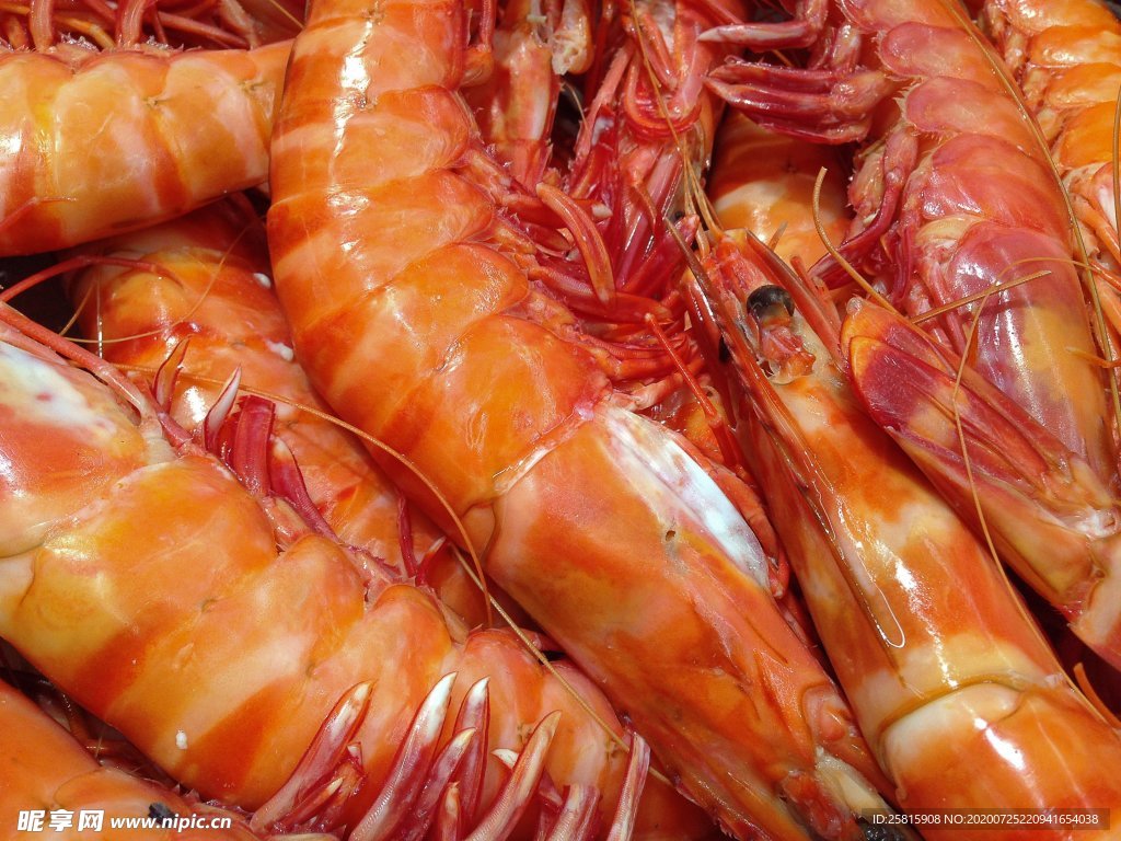 虾 麻辣烤虾 美味大虾 烤虾