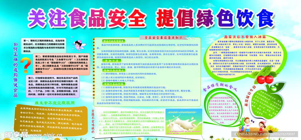 食品安全展板