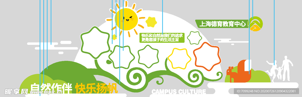 幼儿园文化墙 风