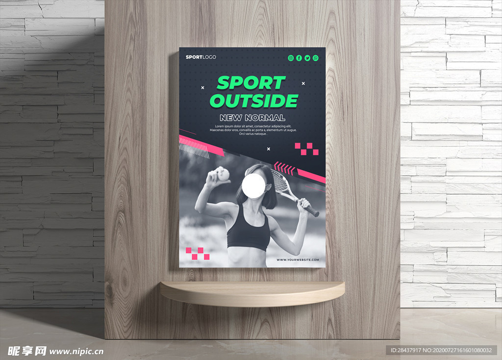 运动海报
