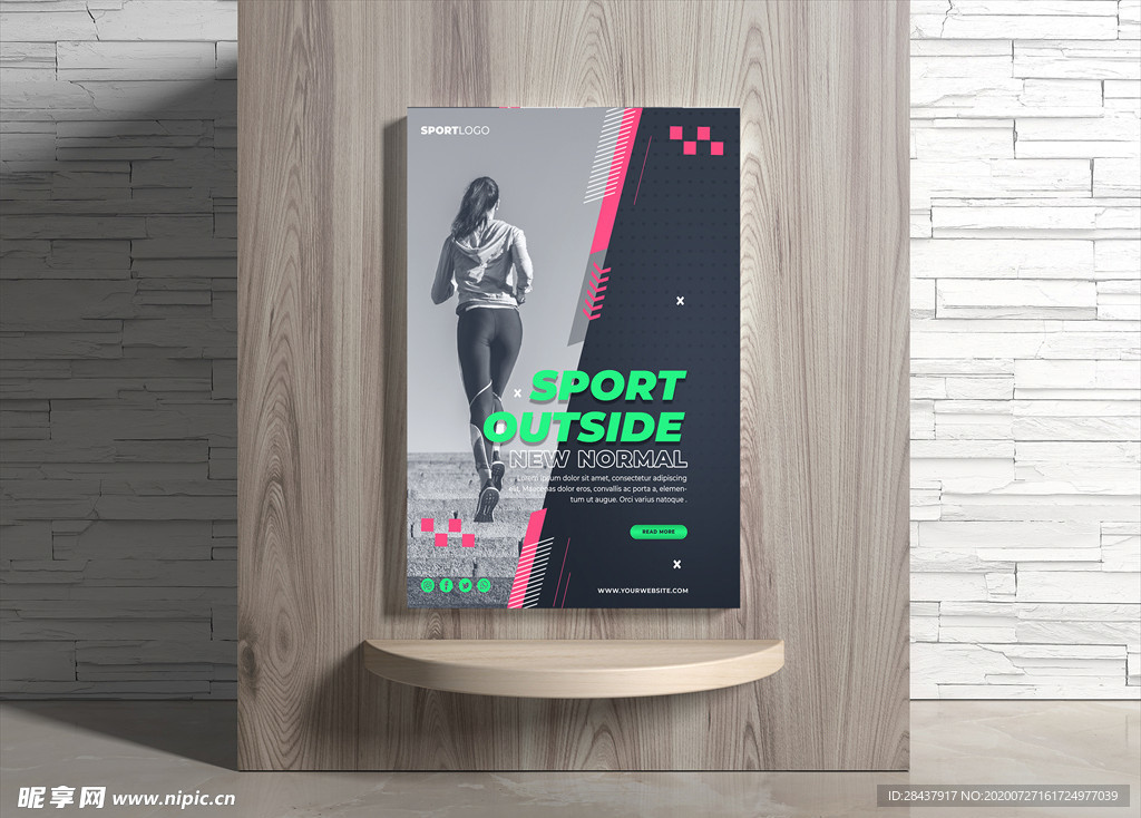 运动海报