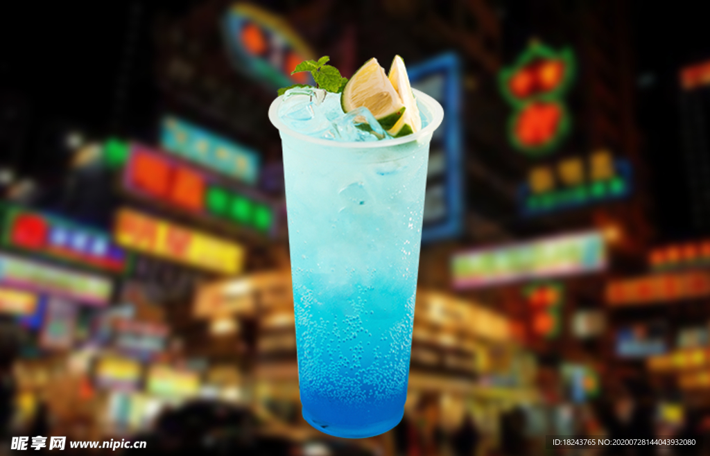 柠檬薄荷水果茶