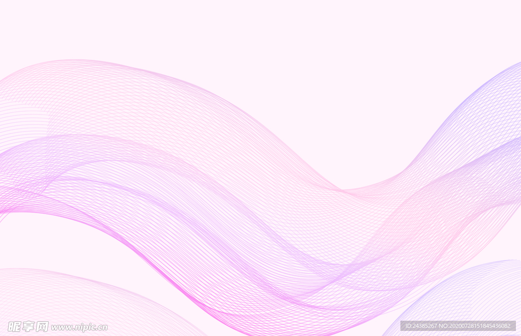 粉色波浪背景