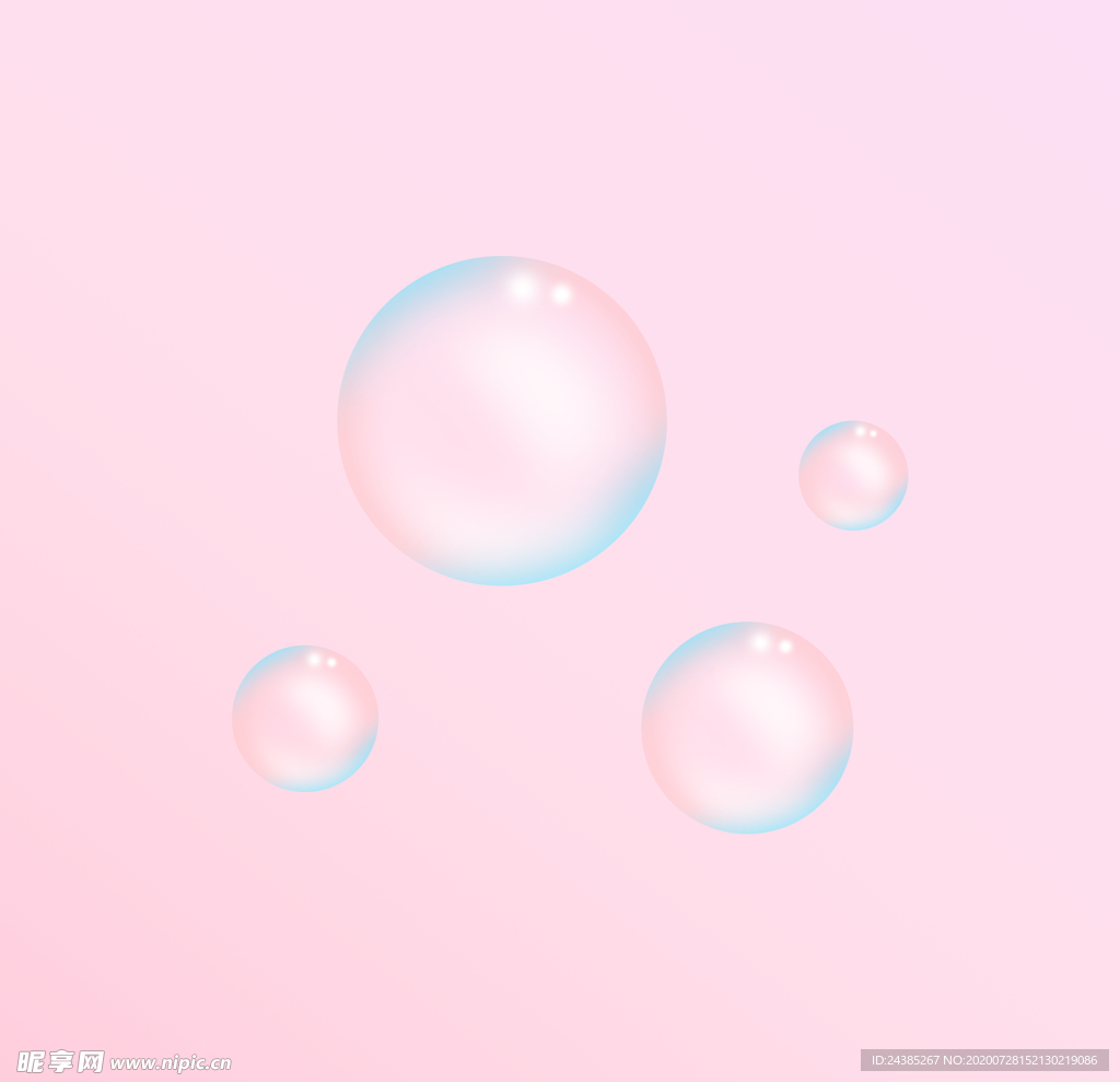 粉色泡泡