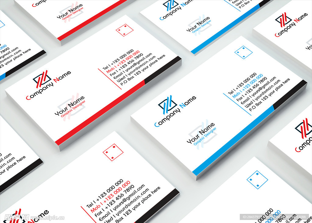 矢量名片模板