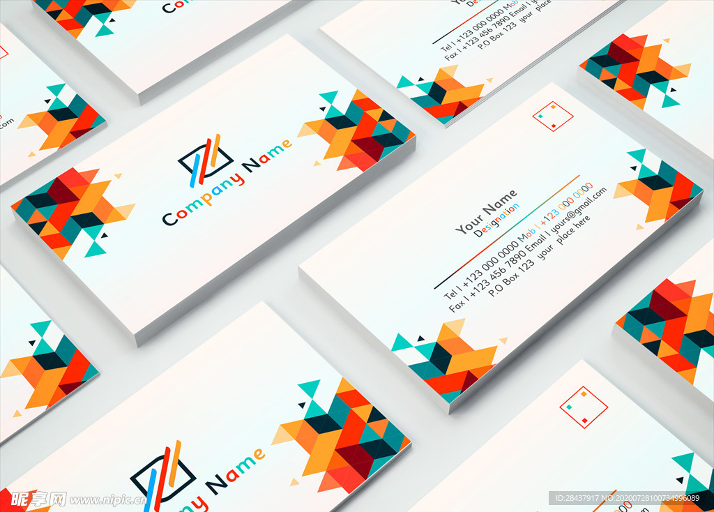 矢量名片模板