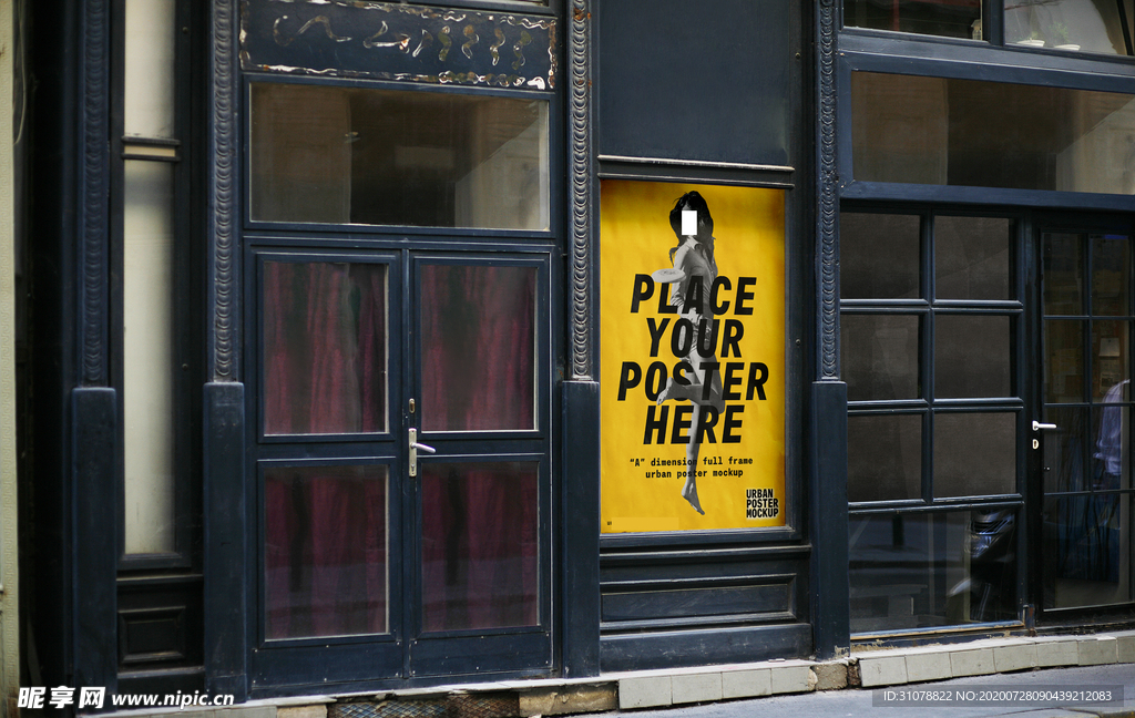 海报样机展示效果图