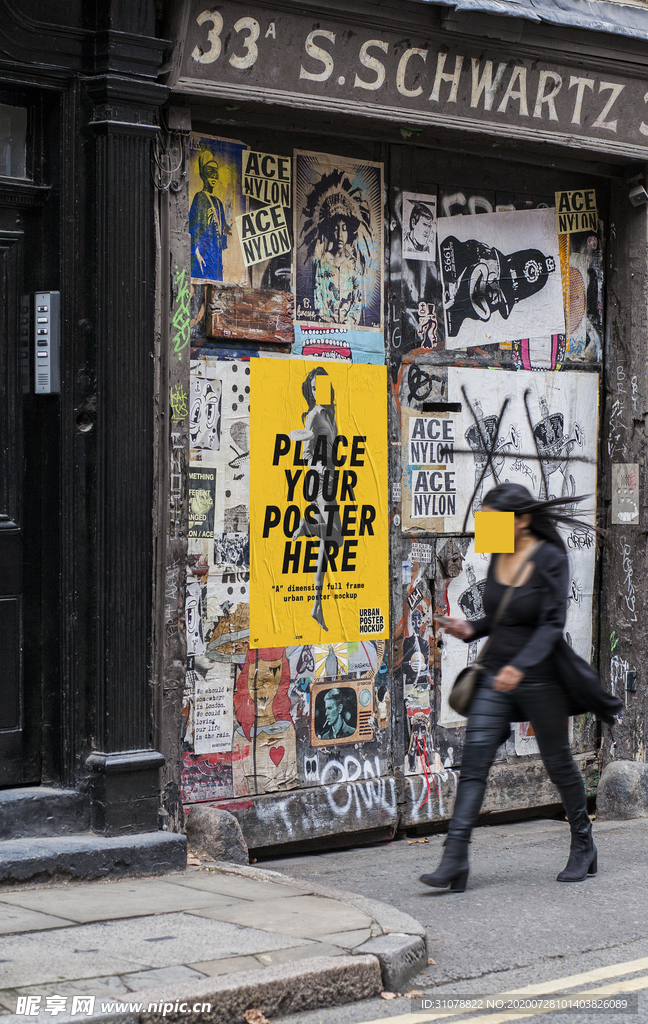 海报样机展示效果图