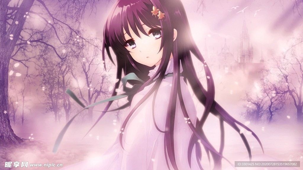 二次元动漫日本服美女