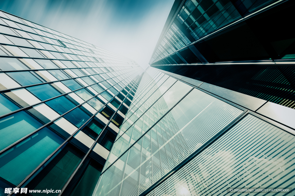 现代建筑 科幻建筑 玻璃幕墙