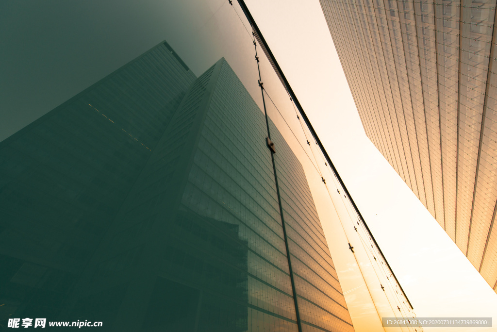 现代建筑 科幻建筑 玻璃幕墙