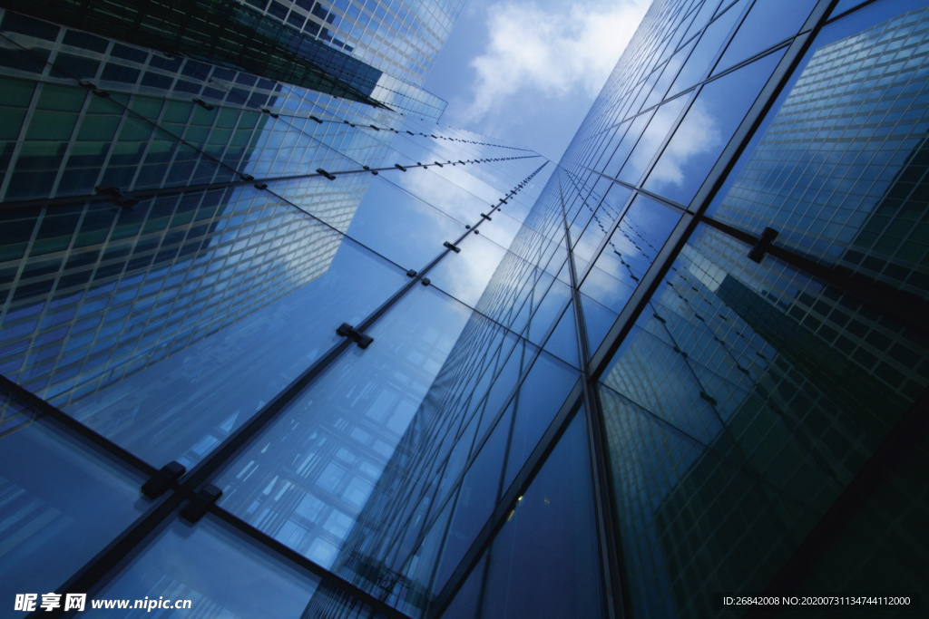 现代建筑 科幻建筑 玻璃幕墙
