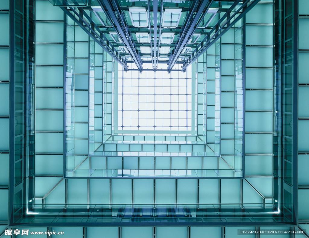 现代建筑 科幻建筑 玻璃幕墙