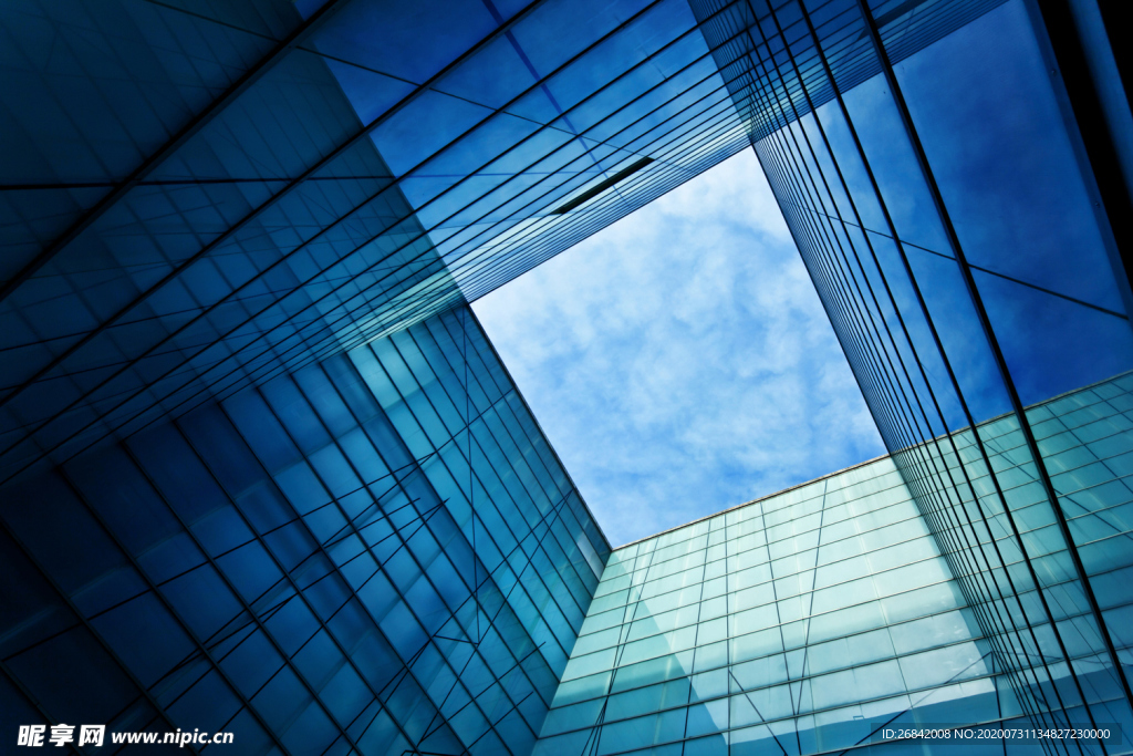 现代建筑 科幻建筑 玻璃幕墙