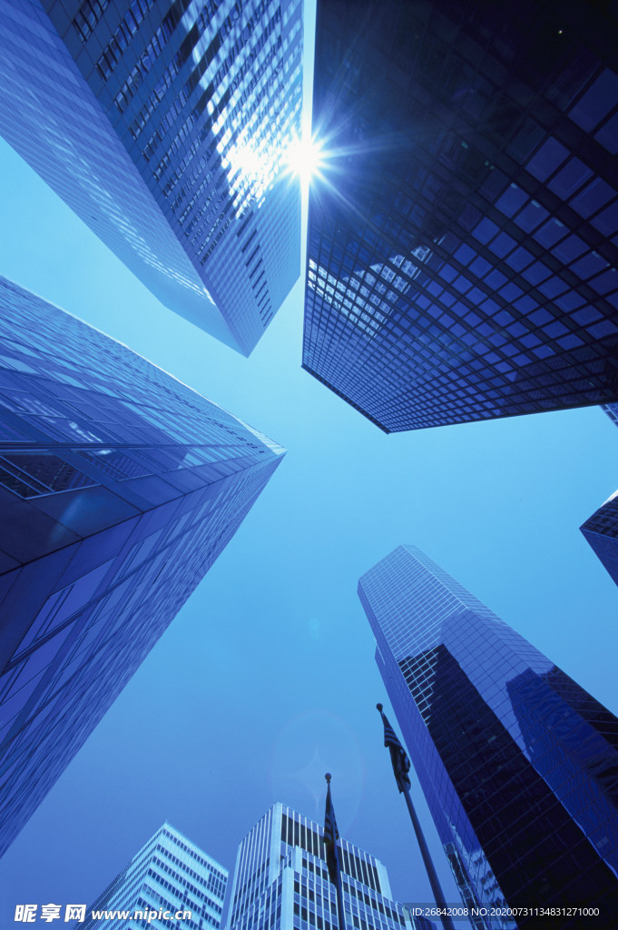 现代建筑 科幻建筑 玻璃幕墙