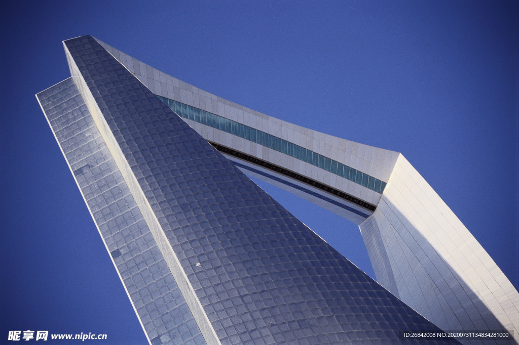现代建筑 科幻建筑 玻璃幕墙