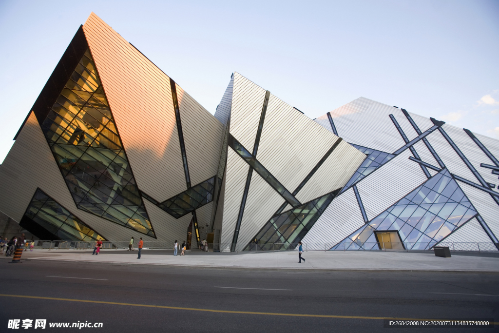 现代建筑 科幻建筑 玻璃幕墙